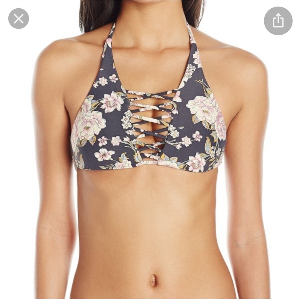 Billabong halter swim top